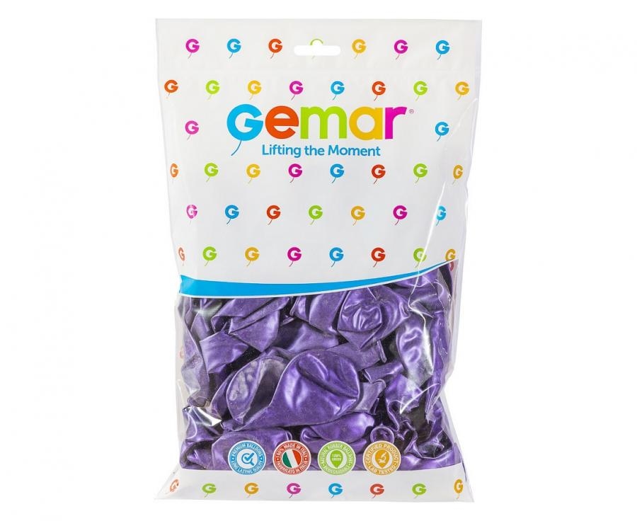 Balony fioletowe metalizowane śr. 80cm (100szt) GM90/34 GoDan